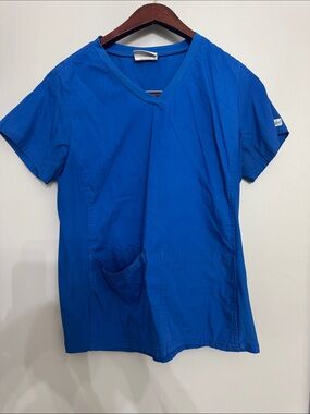Uniform Advantage Royal Blue V-Neck Scrub Top